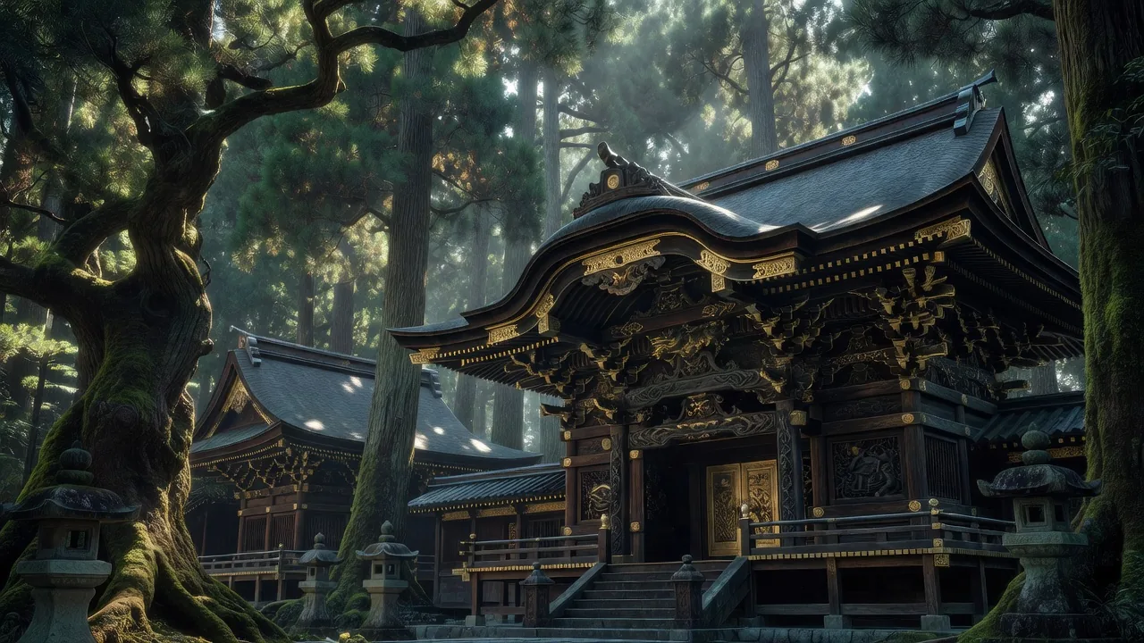 日光東照宮と杉並木